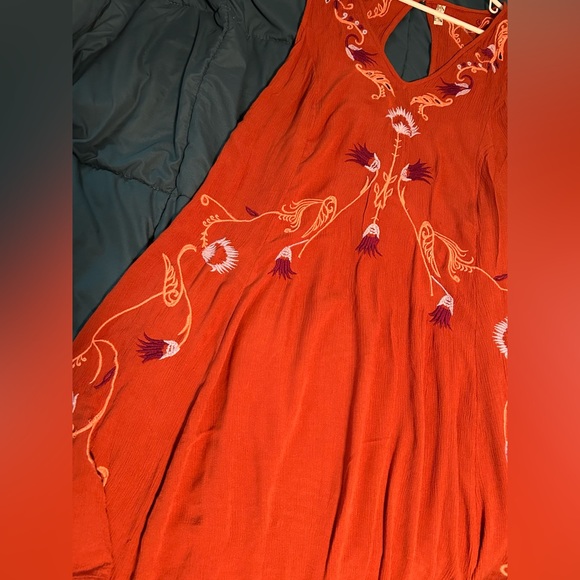 Free People Embroidered Midi Dress - Picture 4 of 8
